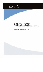 Garmin GPS 500 Quick Reference