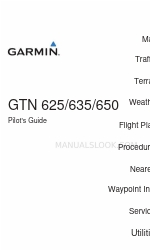 Garmin GTN 625 Manual del piloto