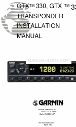 Garmin GTX GTX 330D Manuale di installazione