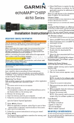 Garmin echomap 50 series Manual de instruções de instalação