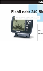 Garmin Fishfinder 240 Blue Manual del usuario