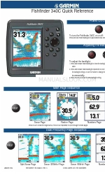 Garmin Fishfinder 340C Referência rápida