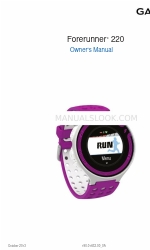 Garmin Forerunner 220 Gebruikershandleiding