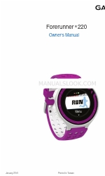 Garmin Forerunner 220 소유자 매뉴얼