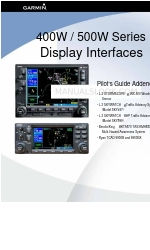 Garmin GNC 420AW Addendum al Manuale del Pilota