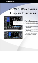 Garmin GNC 420AW Addendum al Manuale del Pilota