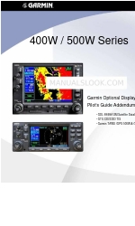 Garmin GNC 420W Handleiding voor piloten Addendum