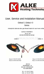 Alke Global-10-2FSEI Installation, Service & User Instructions