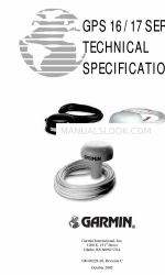 Garmin GPS 16A Especificações técnicas