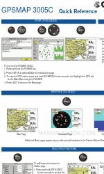 Garmin GPSMAP 3005C Snelle referentie