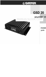 Garmin GSD20 Sounder Instrukcja instalacji