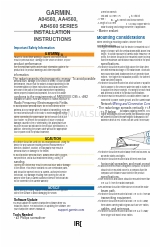 Garmin AA4560 Series Manuel d'instructions d'installation