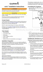 Garmin Echo 100 Instrukcja instalacji