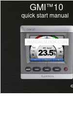 Garmin GMI 10 Digital Marine Instrument Display Manual de inicio rápido