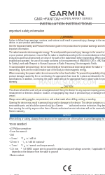 Garmin GMR Fantom 124 Manuale di istruzioni per l'installazione