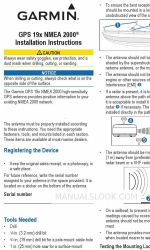 Garmin GPS 19x NMEA 2000 Installation Instructions