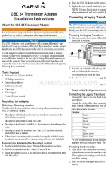 Garmin GSD 24 Manuel d'instructions d'installation