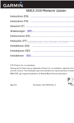 Garmin NMEA 2000 Manuel d'instructions