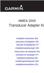 Garmin NMEA 2000 Manuel d'instructions d'installation