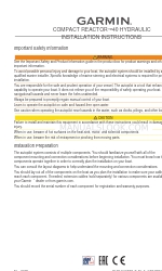 Garmin Reactor 40 Manual de instrucciones de instalación