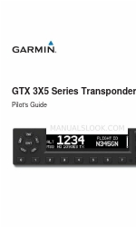 Garmin GTX 3X5 Series Pilot's Manual