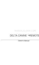 Garmin DELTA CANINE REMOTE Manuale d'uso