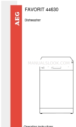 AEG FAVORIT 54730 Manual de Instruções