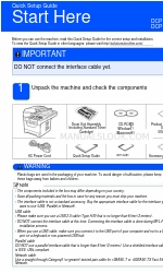 Brother DCP 8085DN 빠른 설정 매뉴얼