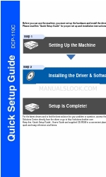 Brother DCP-110C Quick Setup Manual