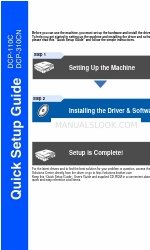 Brother DCP-110C Quick Setup Manual