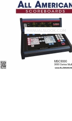 All American Scoreboards MSC9000 Manual