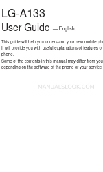 LG A133 User Manual