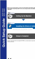 Brother DCP-7025 Quick Setup Manual