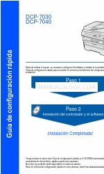 Brother DCP-7030 (Inglês) Guia de configuração rápida