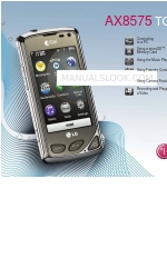 LG AX8575 Touch Quick Start Manual