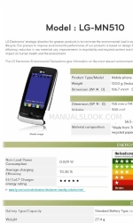 LG Banter Touch MN510 Informazioni sul prodotto