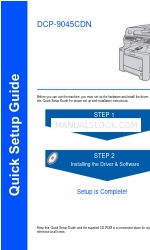 Brother DCP-9045CDN Manual de configuración rápida