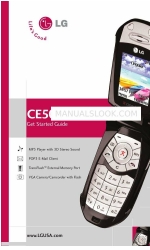 LG CE500 Get Started Manual