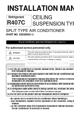 Fujitsu 9363005011 Instrukcja instalacji