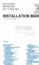 Fujitsu ABYA12-24LBTH Manual de instalación