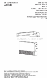 Fujitsu ACY25UI-MI Manual de instruções