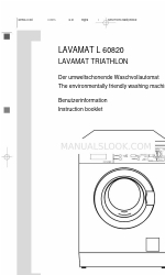 AEG LAVAMAT TRIATHLON 60820 Інструкція з експлуатації