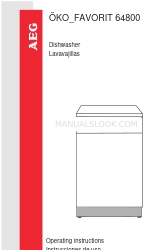 AEG OKO FAVORIT 64800 Manual de Instruções