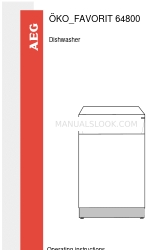 AEG OKO FAVORIT 64800 Manual de Instruções