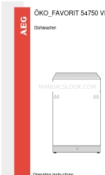 AEG OKO-FAVORIT 54750 VI Panduan Petunjuk Pengoperasian