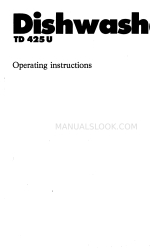 AEG TD 425 U Operating Instructions Manual