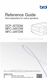 Brother MFC-J491DW Reference Manual