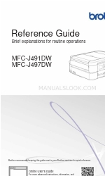 Brother MFC-J491DW Reference Manual