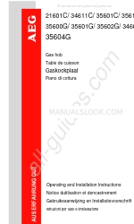 AEG 35601G Instruções de utilização e de instalação