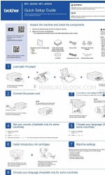 Brother MFC-J880DW Handleiding voor snelle installatie